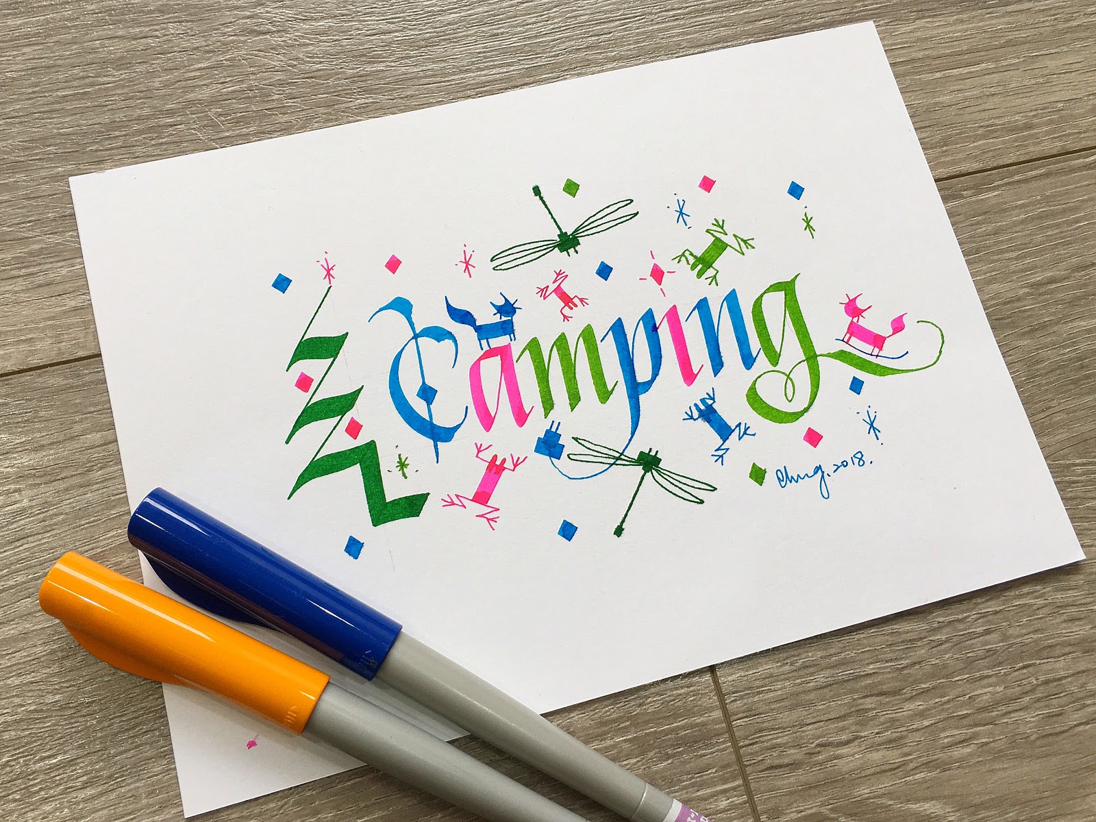 italic calligraphy