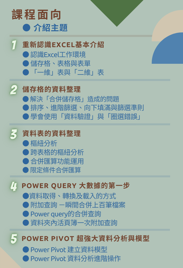 Excel資料整理大師 從入門到職場高效運用 Yotta友讀 陪你成長的學習夥伴 跨領域線上學習平台